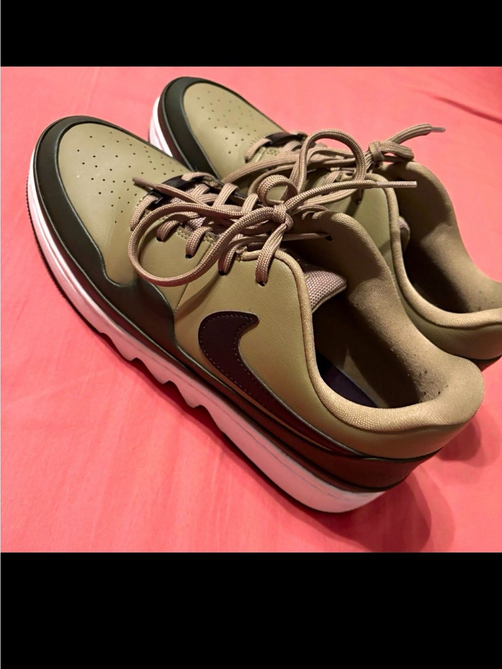 Nike Jordan CI7815-201 Men’s Size 9.5 Olive Brown White Sneakers